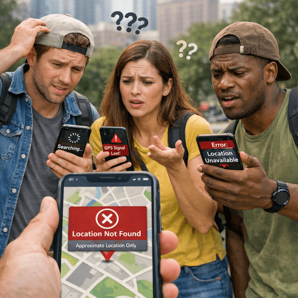 Now you see me... Now you don't: Why is your location sharing not accurate?