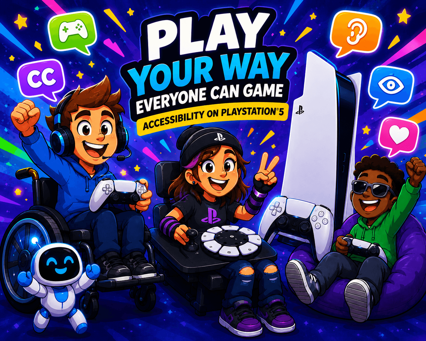 Gaming Without Barriers: Exploring the Accessibility Features of the PlayStation 5