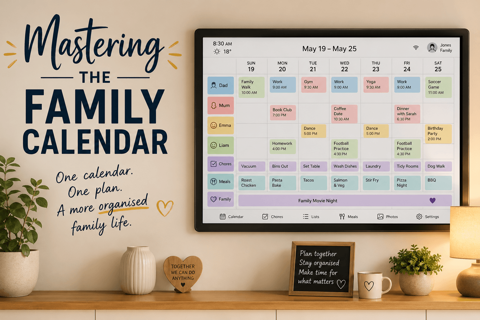 Mastering the Family Calendar: How to Keep Everyone on the Same Page.
